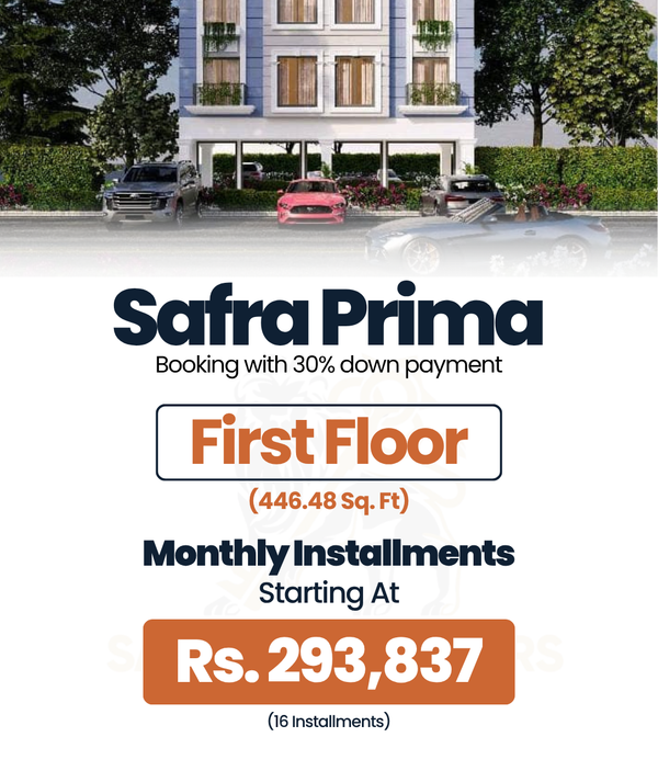 First Floor Shop# 3 (446.48 Sq. Ft) Safra Prima