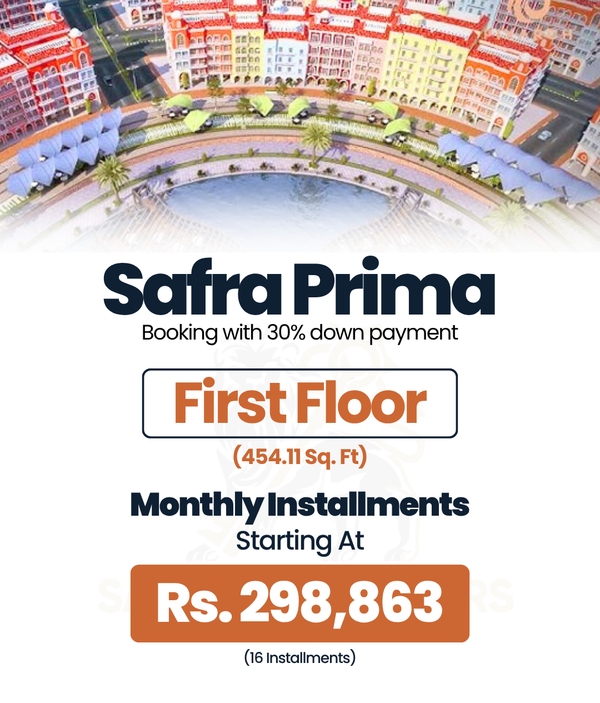 First Floor Shop# 1 (454.11 Sq. Ft) Safra Prima