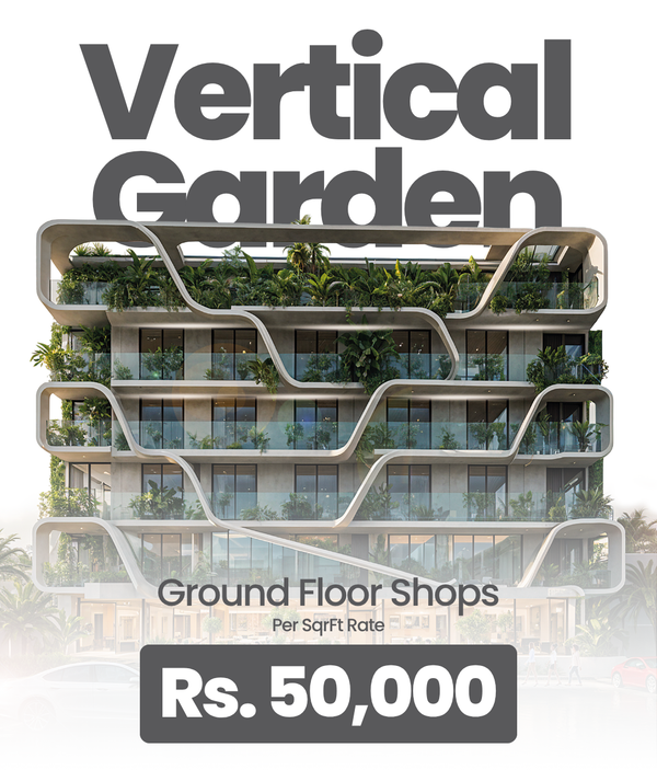 Vertical Garden Ground Floor Shops
